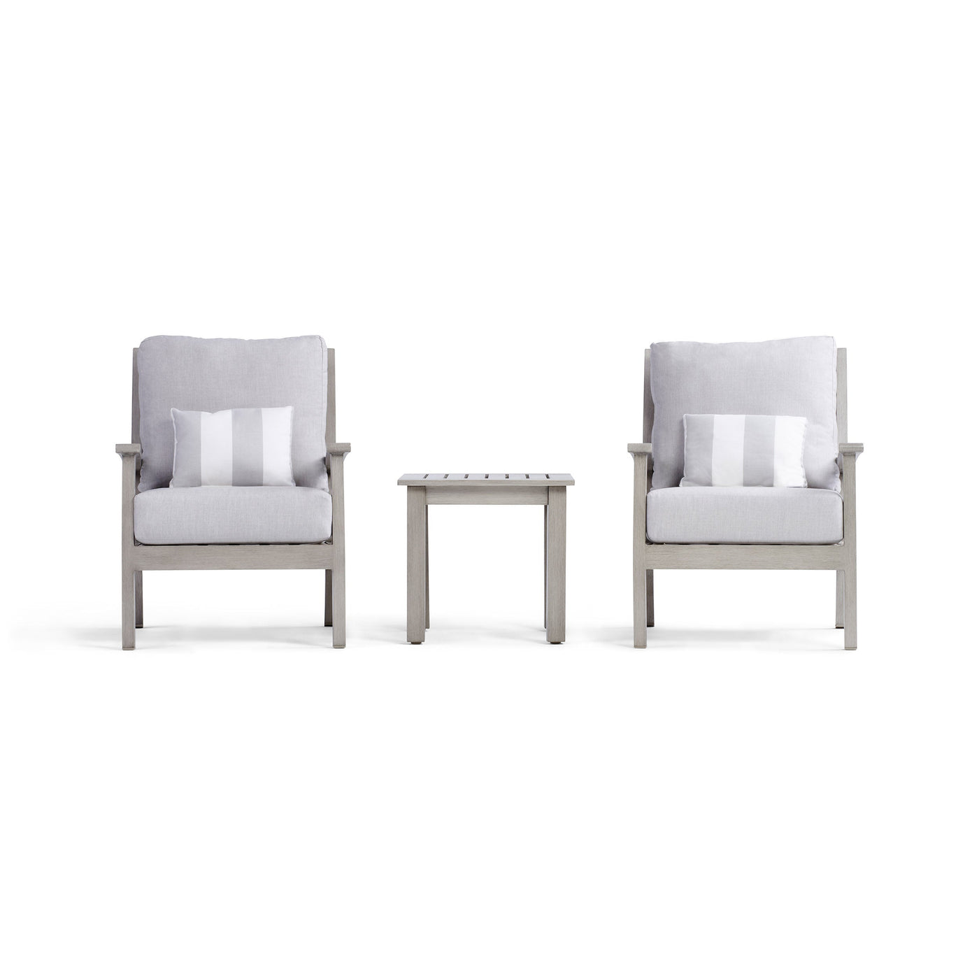 Yardbird Eden Outdoor Bistro Set with Fixed Chairs Outdoor Furniture