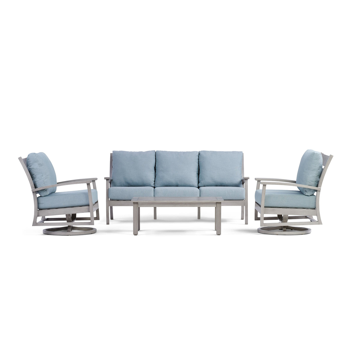 Yardbird Eden Outdoor Sofa Set with Swivel Rocking Chairs Outdoor Furniture