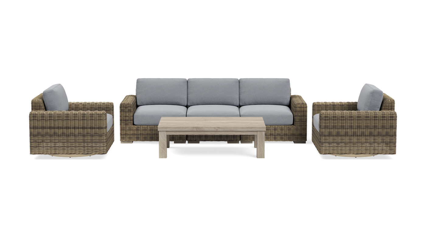 Ludlow Sofa Set with Swivel Chairs
