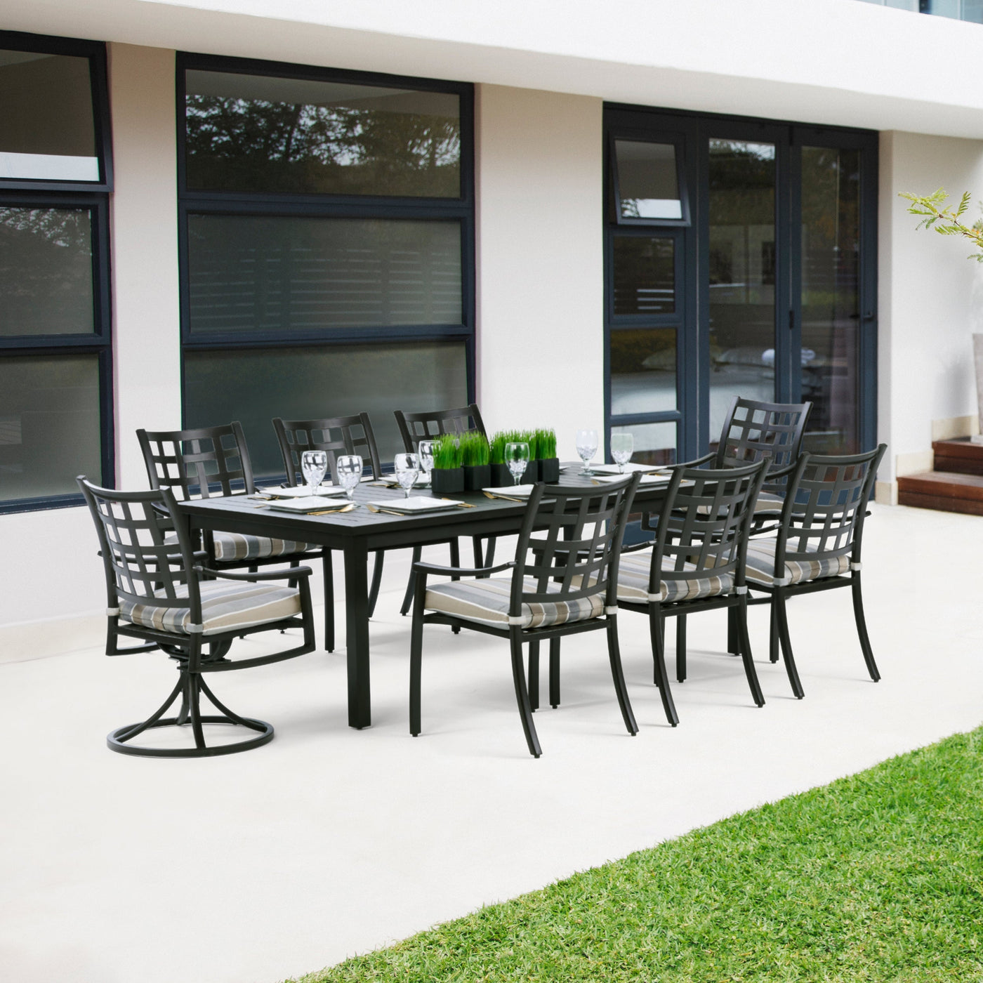 Yardbird Lily Outdoor Dining Arm Chair Outdoor Furniture