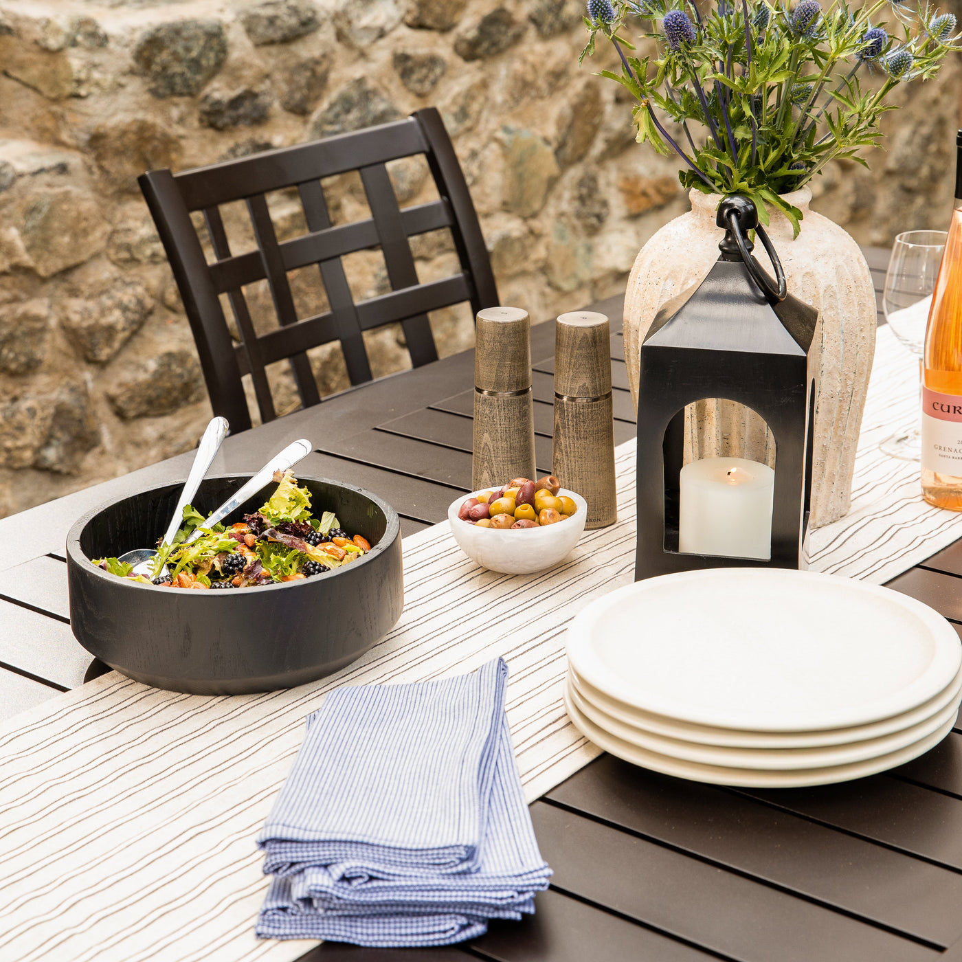 Lily 7 Piece Rectangular Outdoor Dining Set