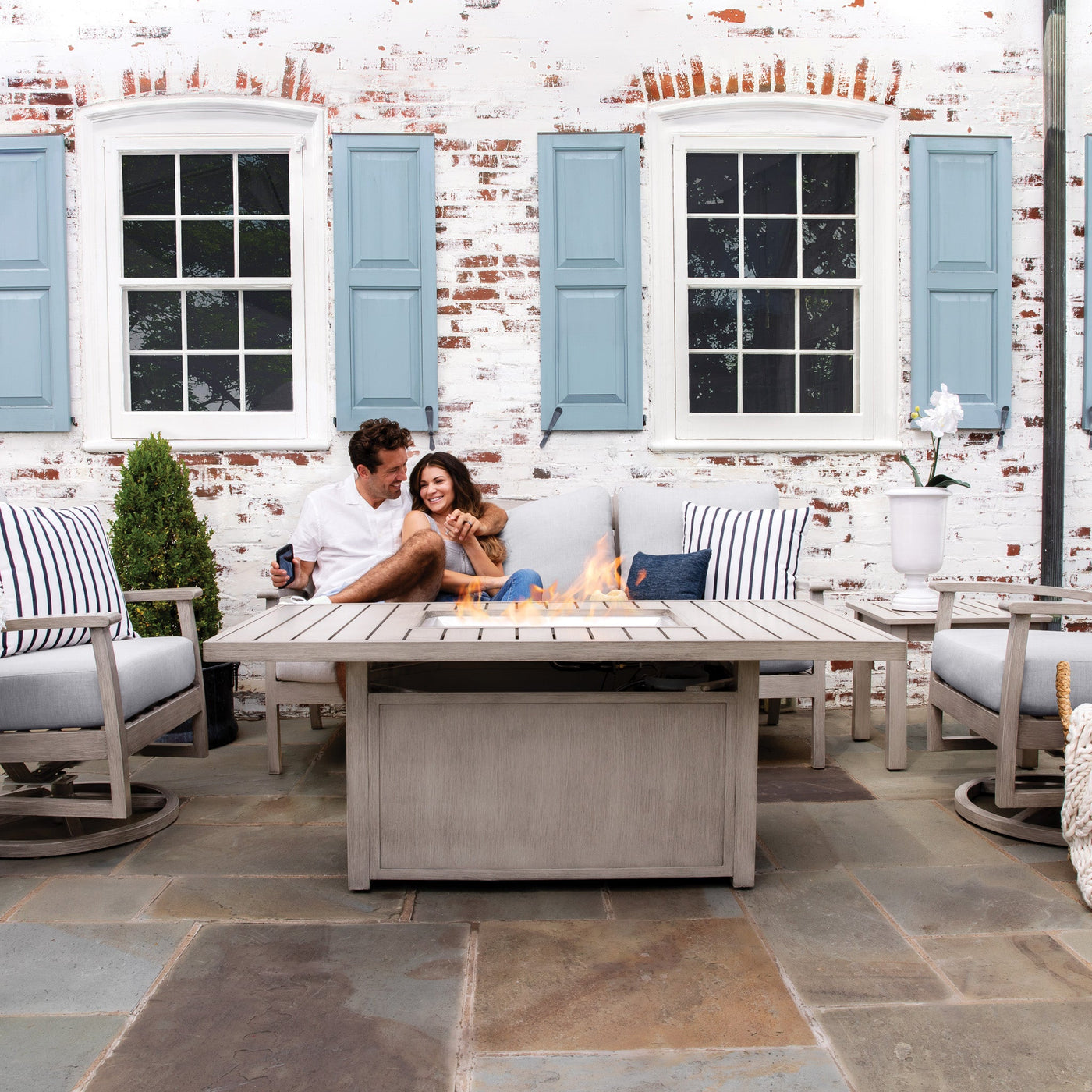 Eden Rectangular Fire Table