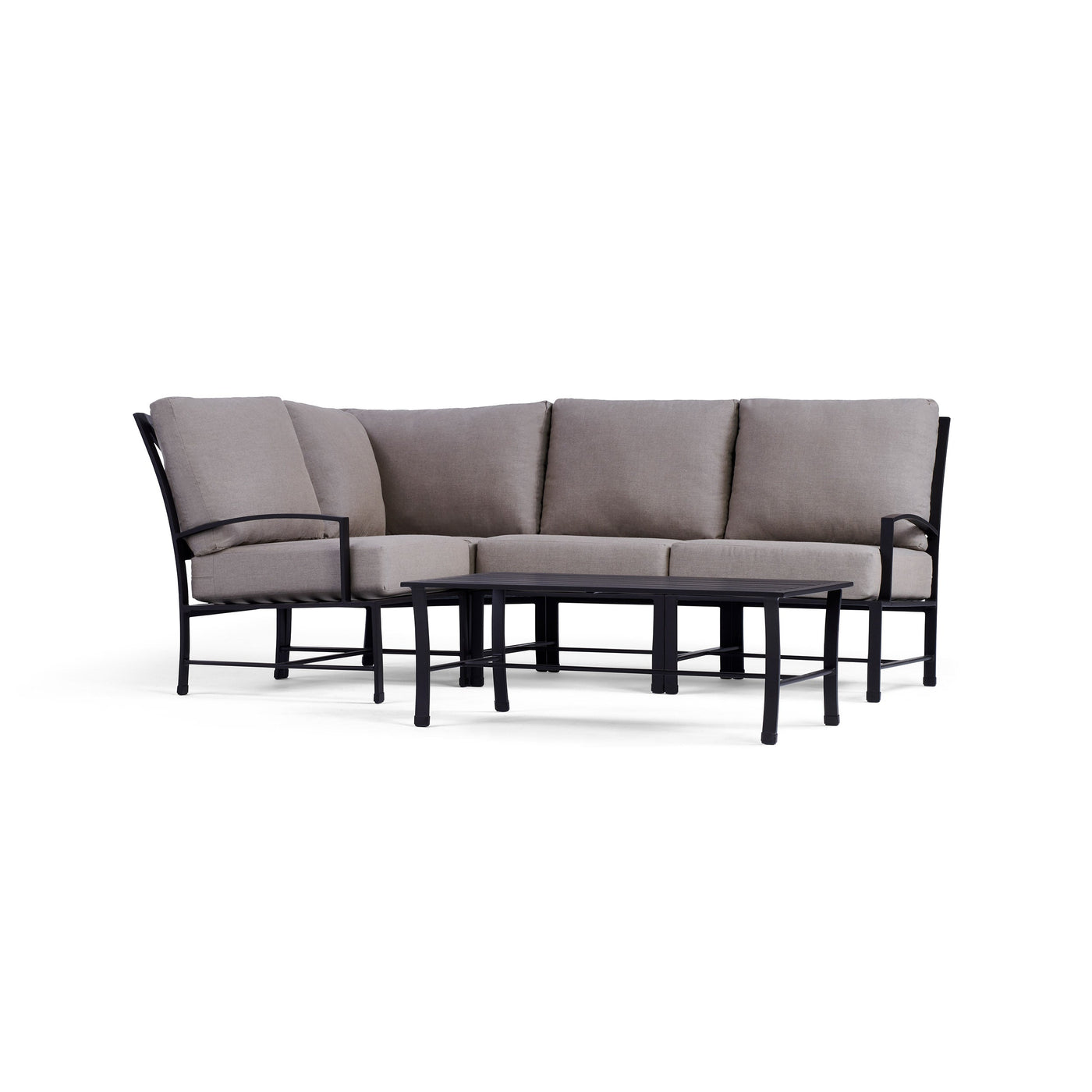  Yardbird Colby Outdoor Small Sectional Set Outdoor Furniture