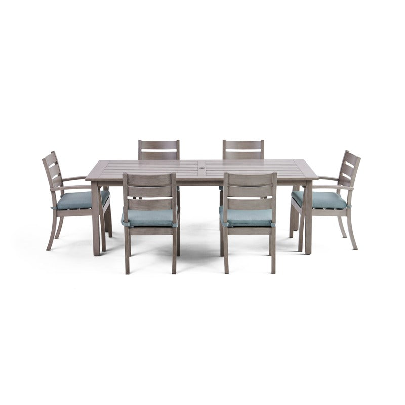  Yardbird Eden 7 Piece Rectangular Outdoor Dining Set Outdoor Furniture