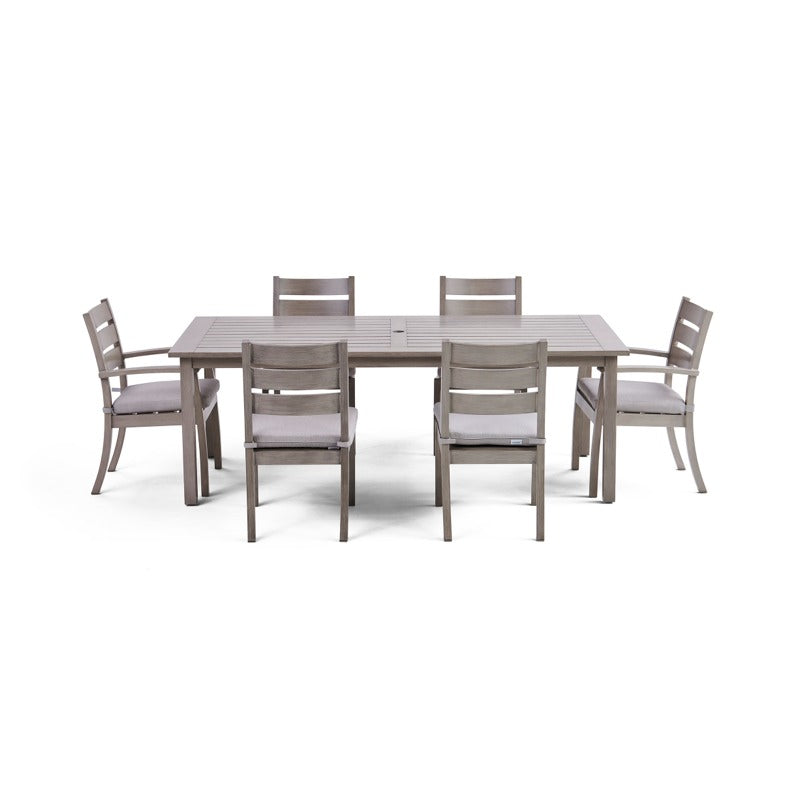  Yardbird Eden 7 Piece Rectangular Outdoor Dining Set Outdoor Furniture