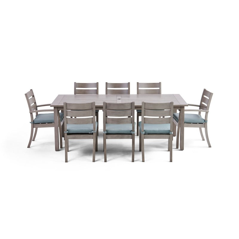  Yardbird Eden 9 Piece Rectangular Outdoor Dining Set Outdoor Furniture